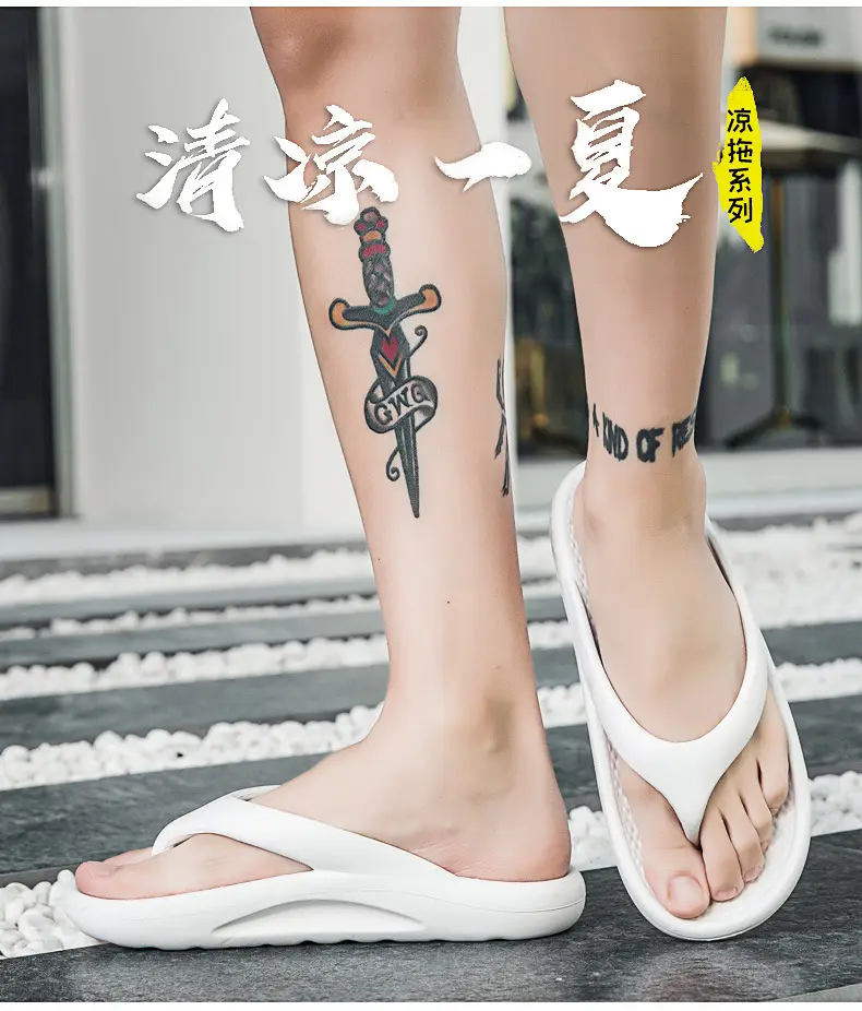 2026 Summer New Foreign Trade Large Size Outdoor Wear Slippers with a Stepping-On-Clouds Feel for Men, Couple's Beach Non-Slip Flip-Flops — feature 4