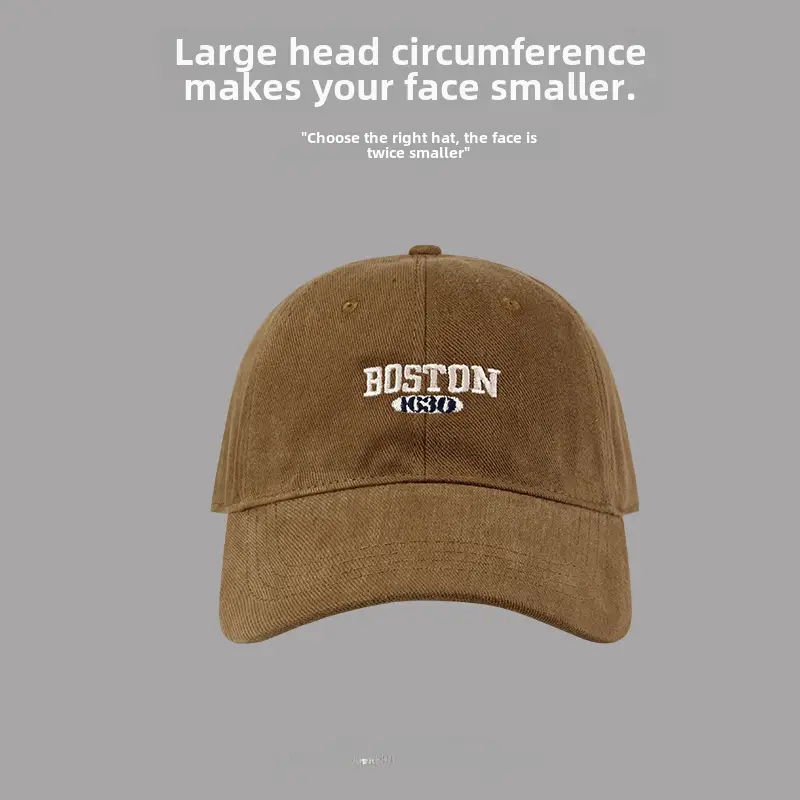 Nairity 1970 Oversized Beige Cap for Women