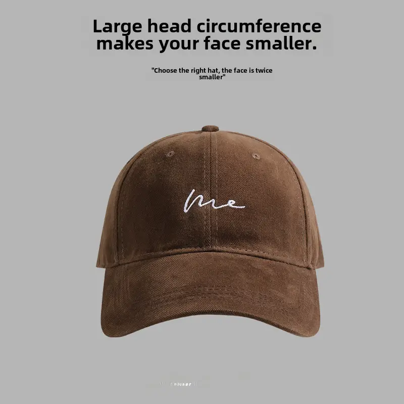 Nairity 1970 Oversized Beige Cap for Women