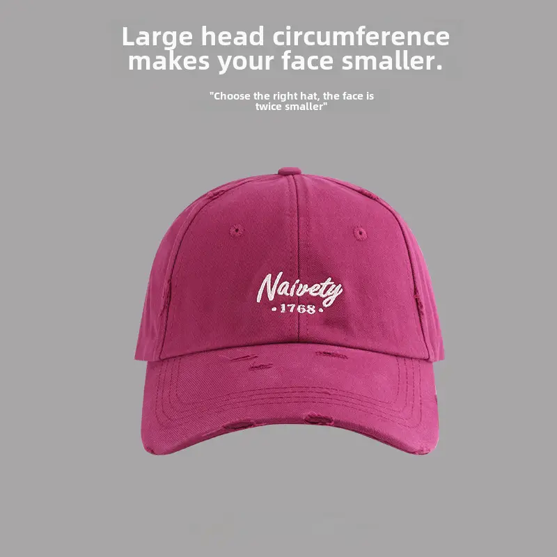 Nairity 1970 Oversized Beige Cap for Women