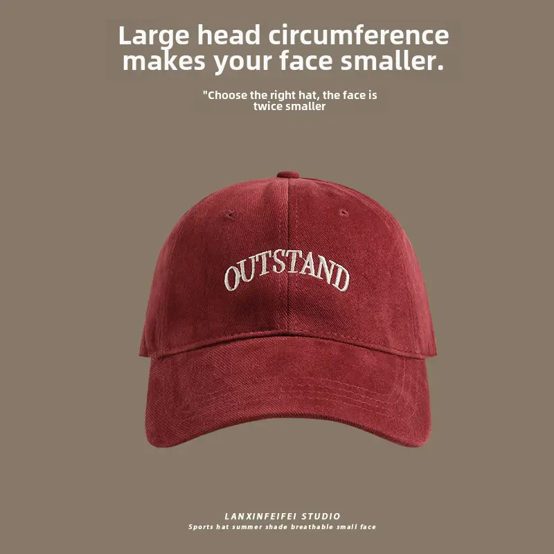 Nairity 1970 Oversized Beige Cap for Women