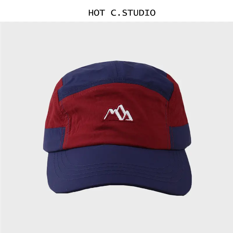 Japanese Style Pink Peaked Baseball Cap for Men Women