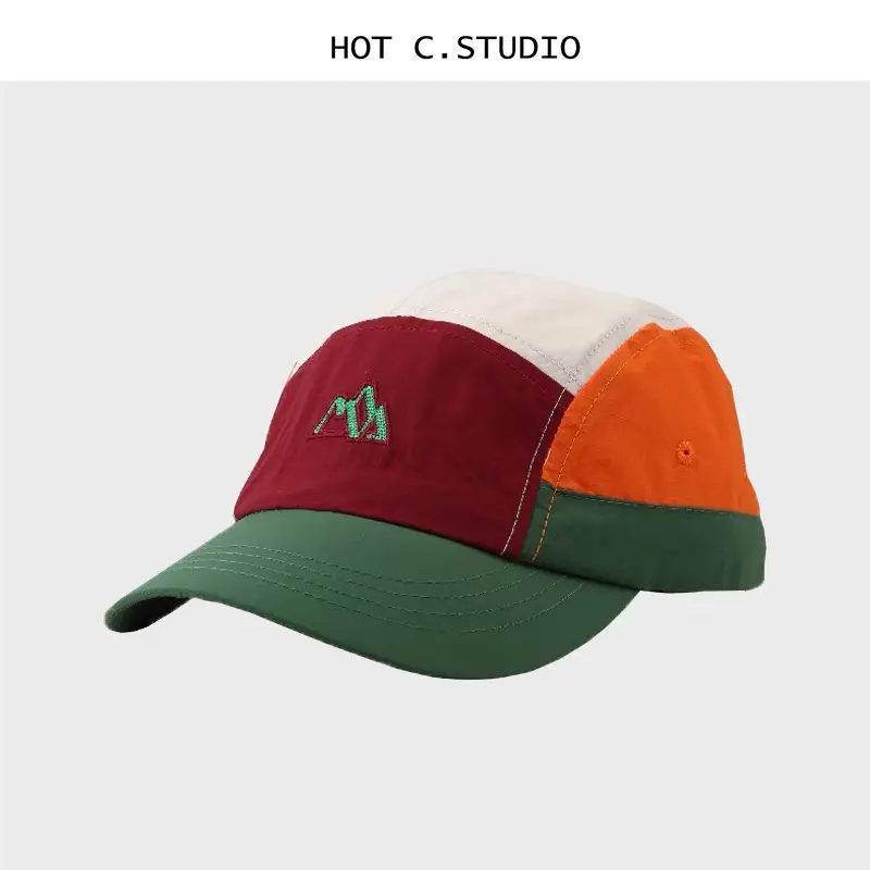 Japanese Style Pink Peaked Baseball Cap for Men Women — feature 3