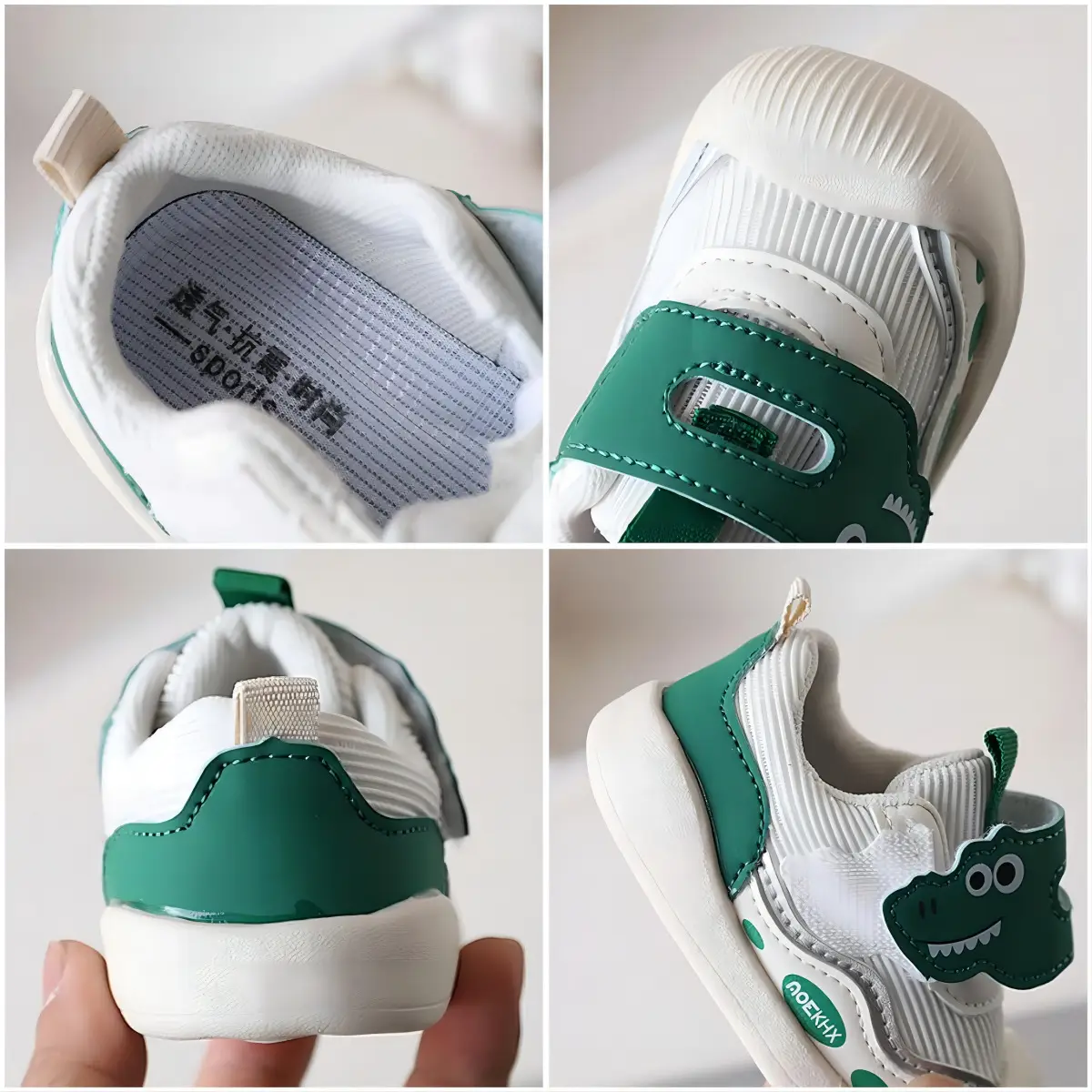 Baby Toddler Shoes Green White New Spring Kids Casual