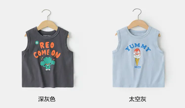 Right European Boys Sleeveless T-Shirt Summer Wear — feature 21