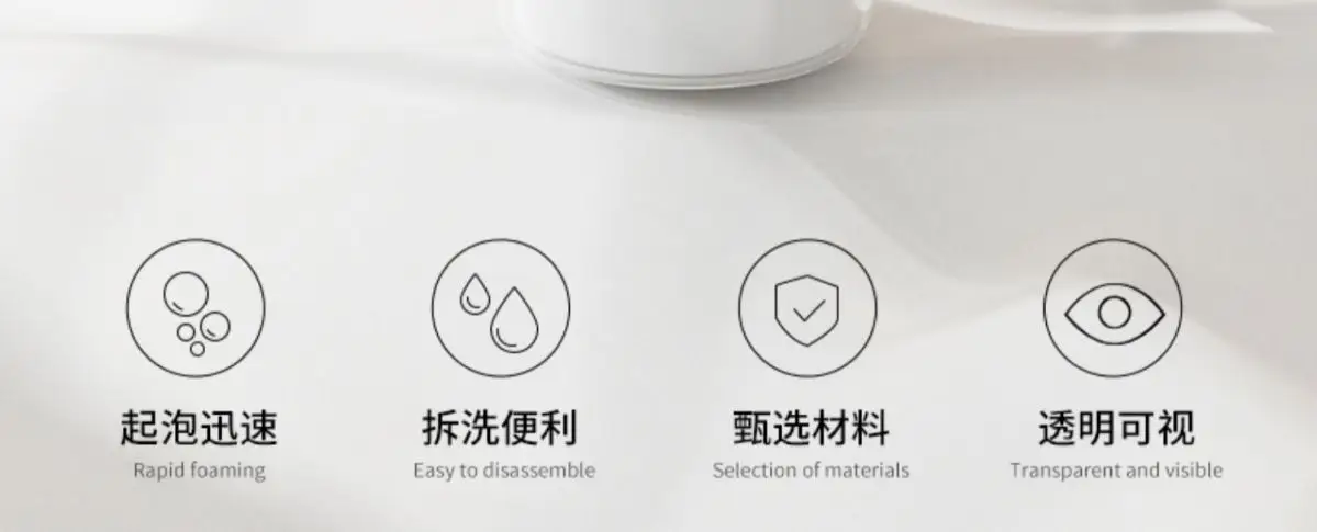 Light Luxury Foaming Bottle for Facial Cleansing — feature 2