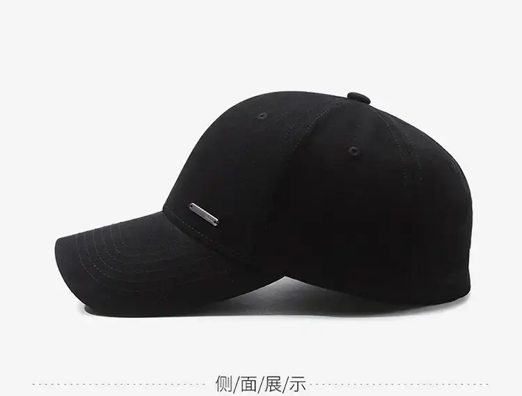 Blue Peaked Baseball Cap for Men Summer Sports Sun Protection — feature 10