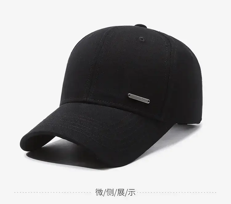 Blue Peaked Baseball Cap for Men Summer Sports Sun Protection — feature 9