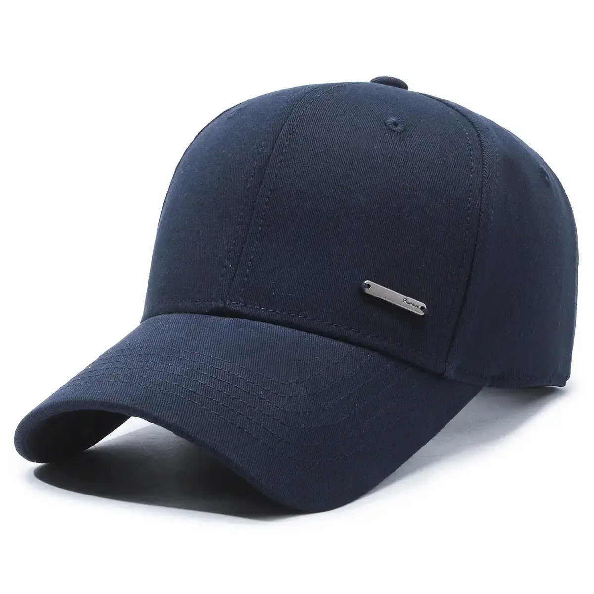 Blue Peaked Baseball Cap for Men Summer Sports Sun Protection - Image 2