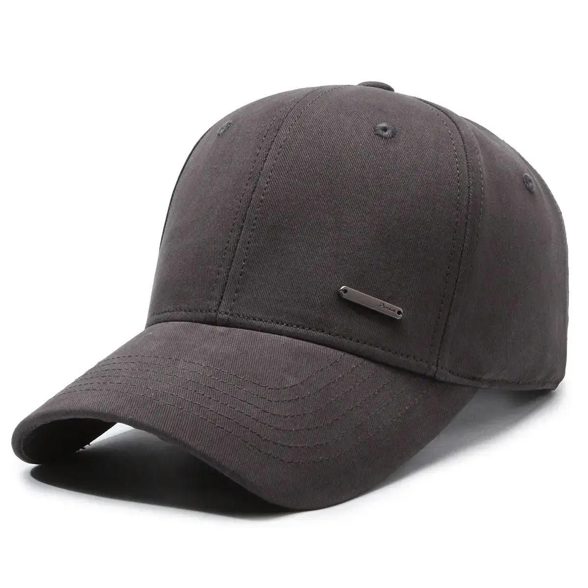 Blue Peaked Baseball Cap for Men Summer Sports Sun Protection - Image 3