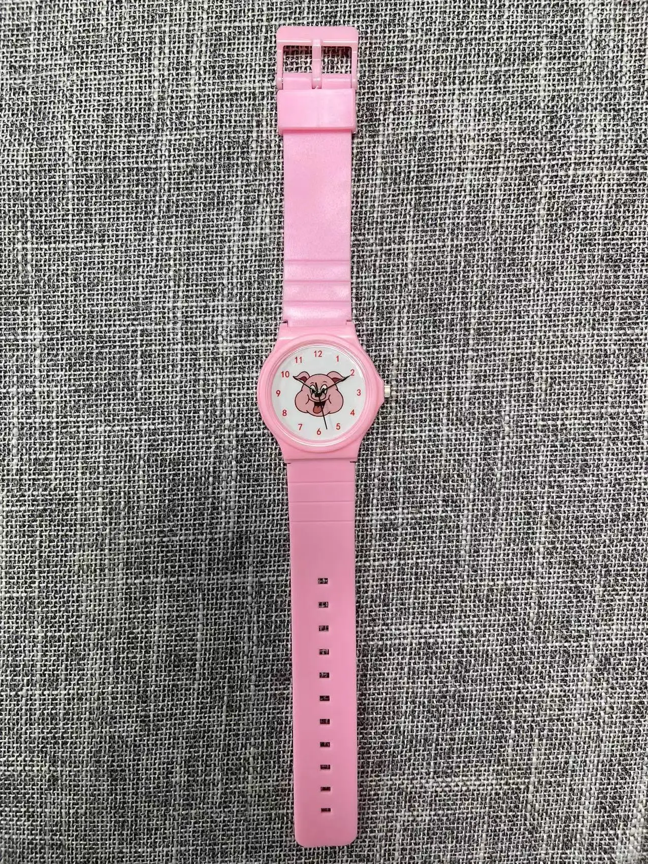 Pink Pig Cartoon Watch for Girls — feature 3