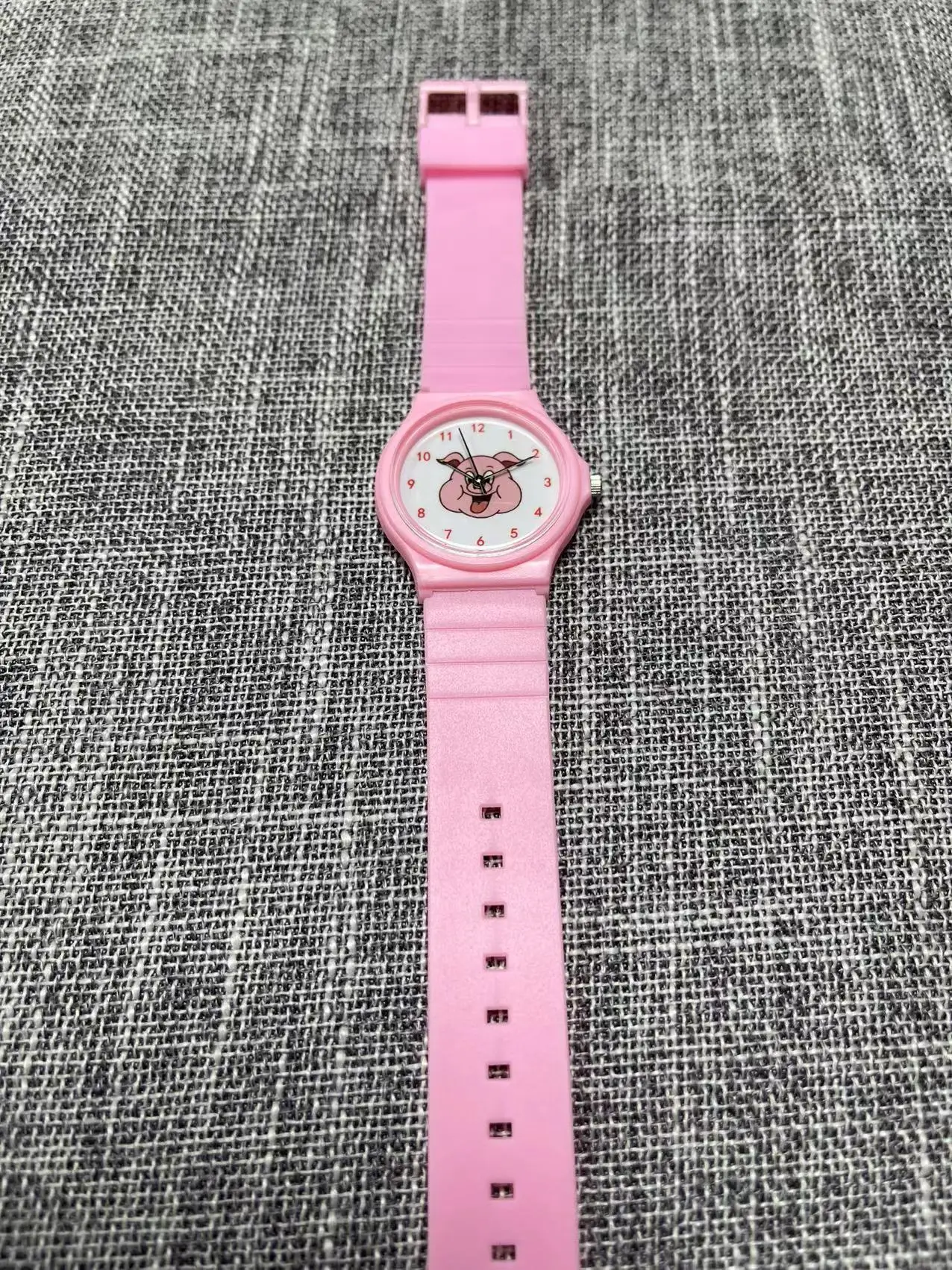Pink Pig Cartoon Watch for Girls — feature 6