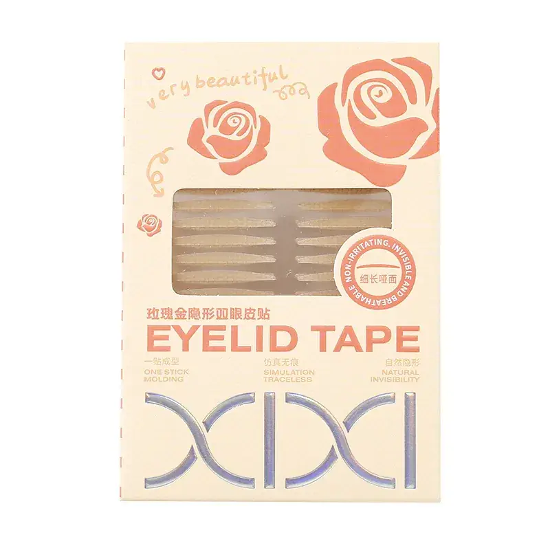 Xixi Invisible Eyelid Sticker Rose Gold Olive Double