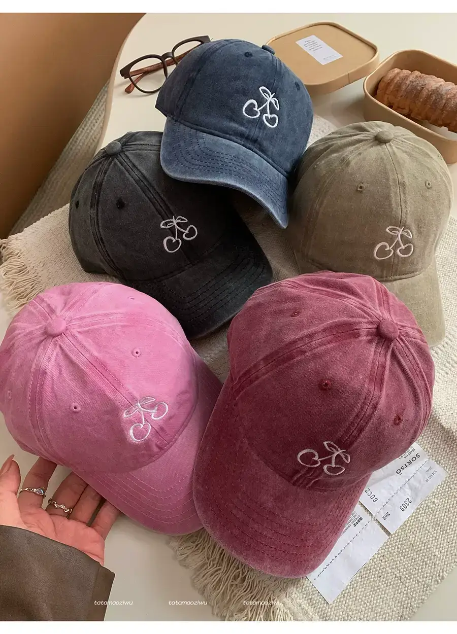 Pink Embroidered Baseball Cap for Women 2024 — feature 10