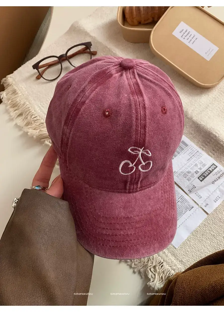 Pink Embroidered Baseball Cap for Women 2024 — feature 13