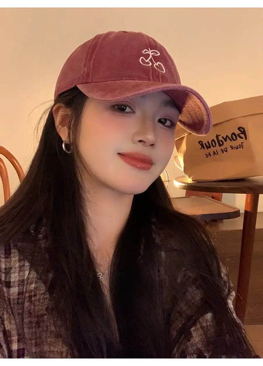 Pink Embroidered Baseball Cap for Women 2024 — feature 6
