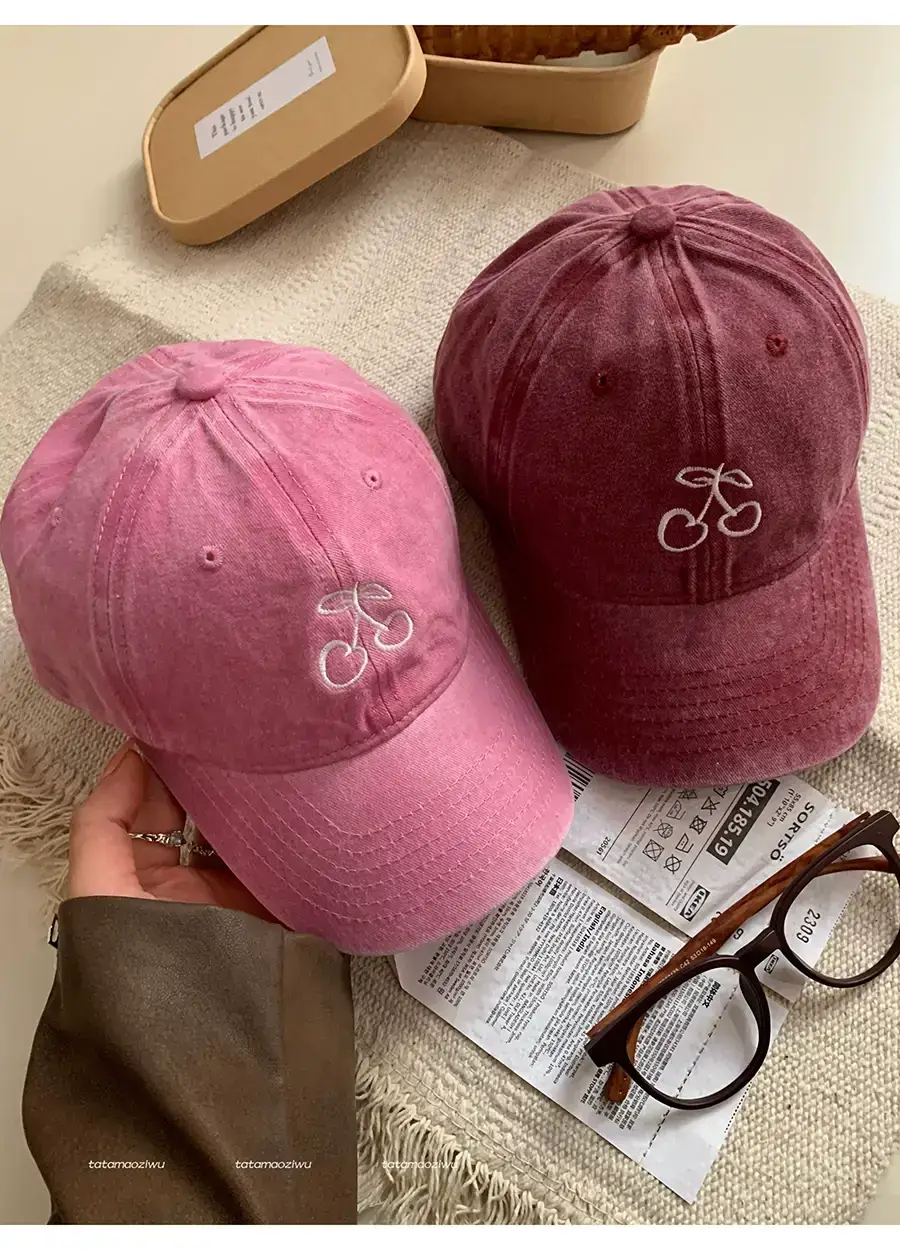 Pink Embroidered Baseball Cap for Women 2024 — feature 7