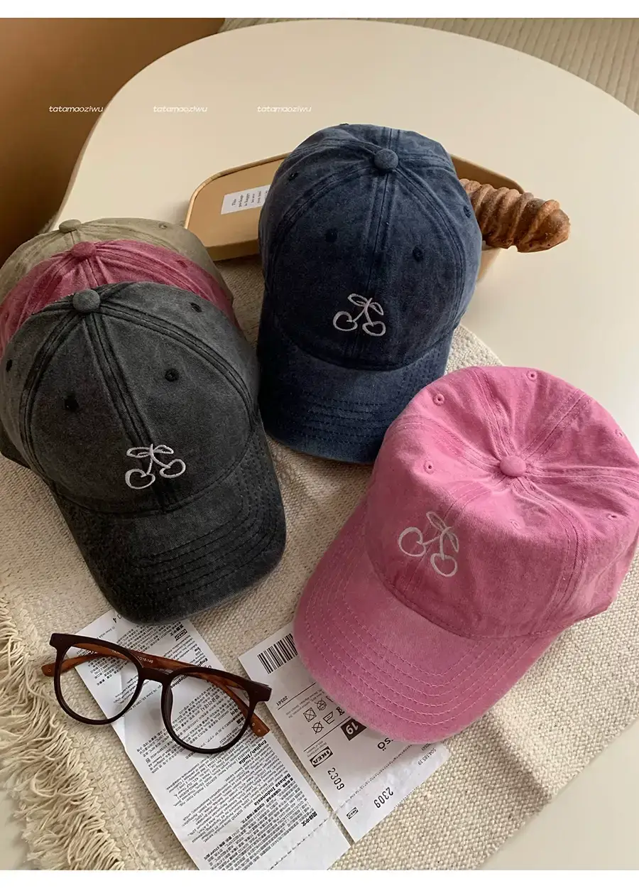 Pink Embroidered Baseball Cap for Women 2024 — feature 9