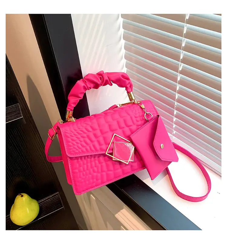 Women's Green Croc Leather Messenger Bag 2024 — feature 22