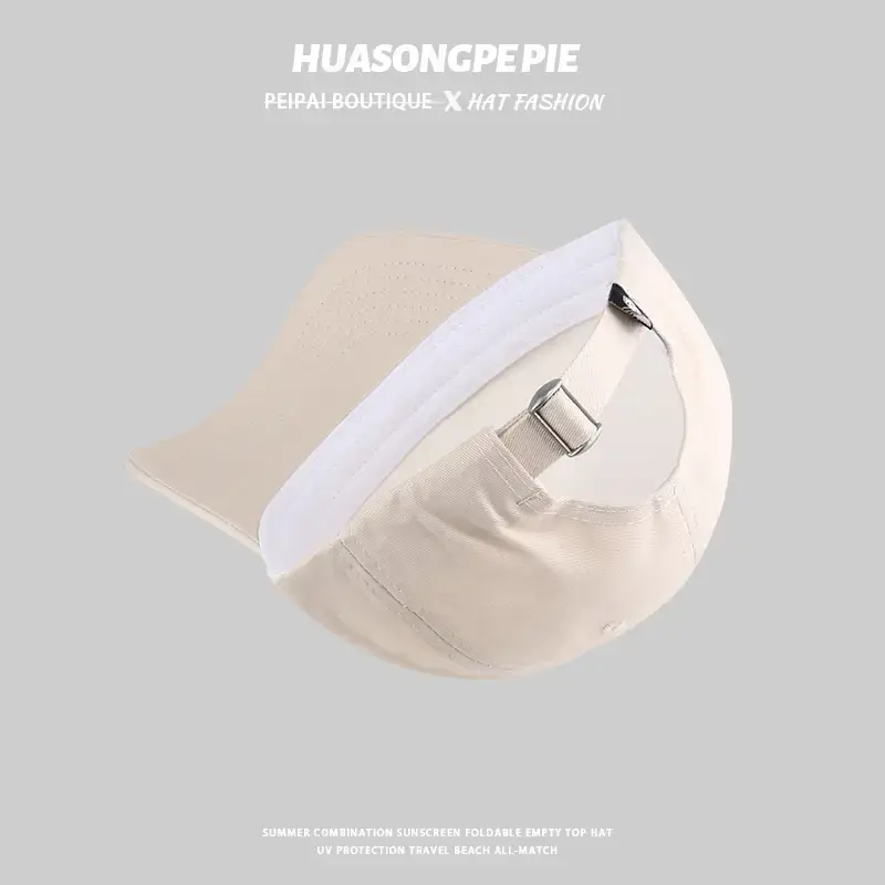 Beige Boston USA Big Head Baseball Cap — feature 10