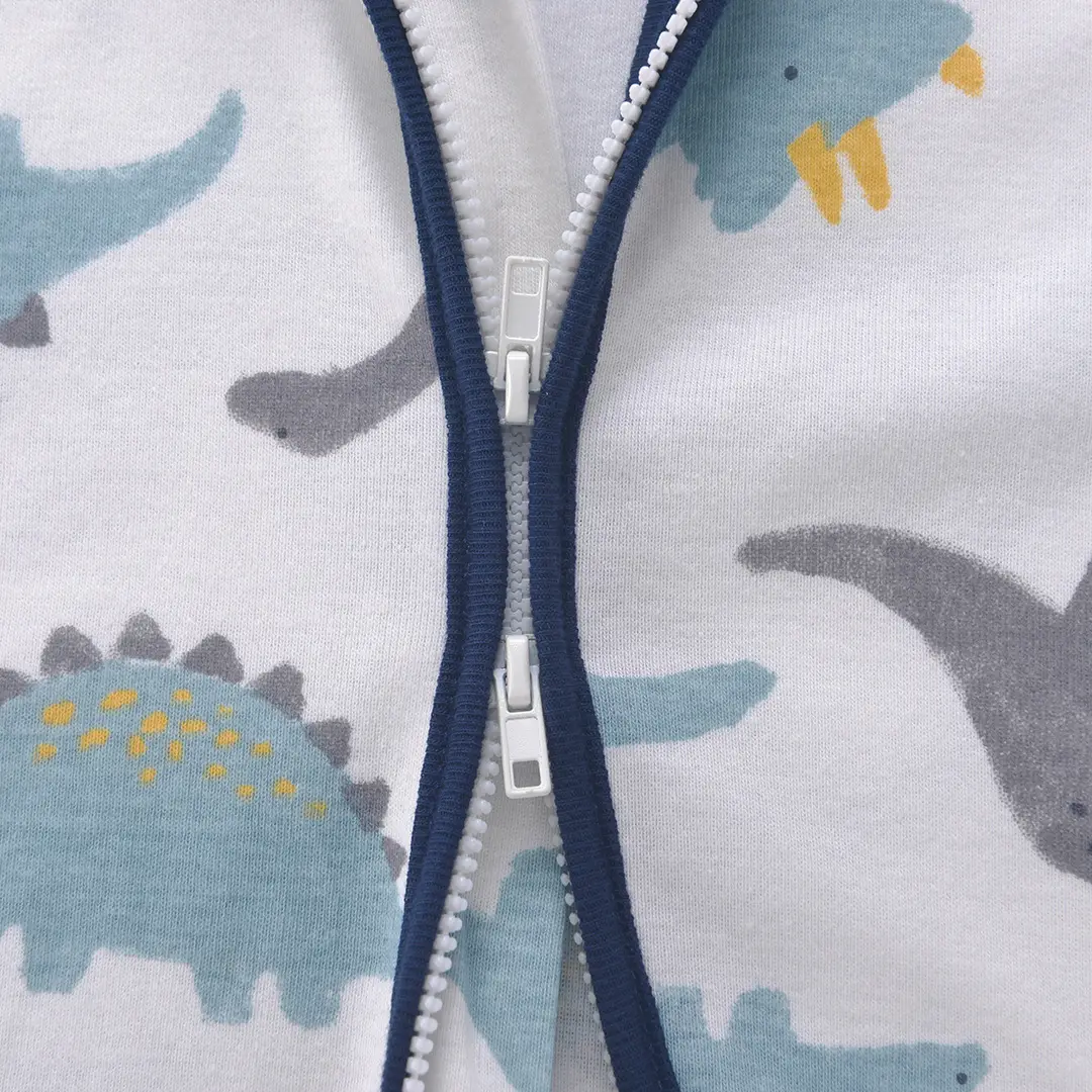 Baby Space Print Zipper Jumpsuit Blue - Image 15