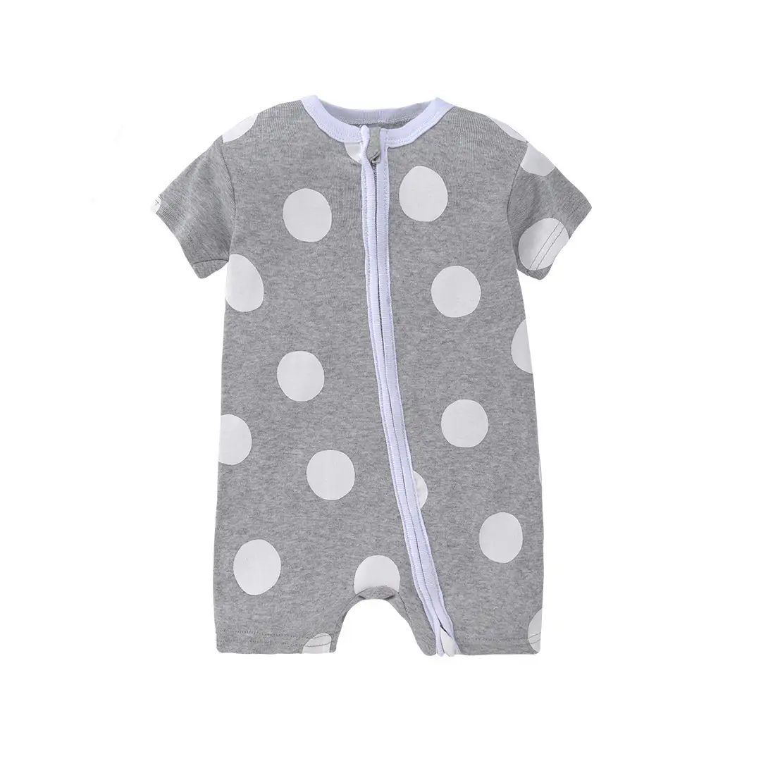 Baby Space Print Zipper Jumpsuit Blue — feature 22