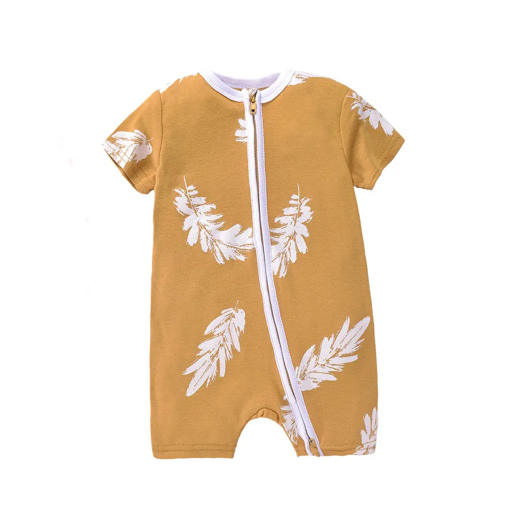 Baby Space Print Zipper Jumpsuit Blue - Image 5
