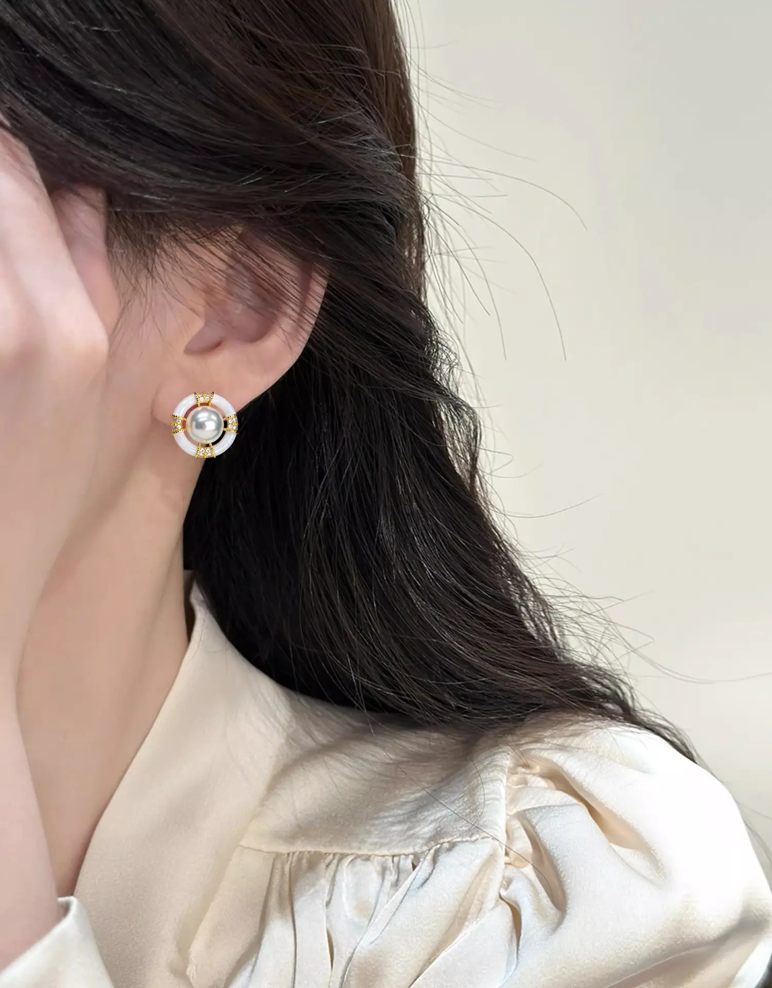 Natural Pearl Earrings for Women 18K Gold Filled — feature 12
