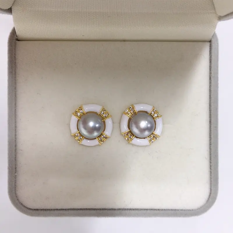 Natural Pearl Earrings for Women 18K Gold Filled — feature 4