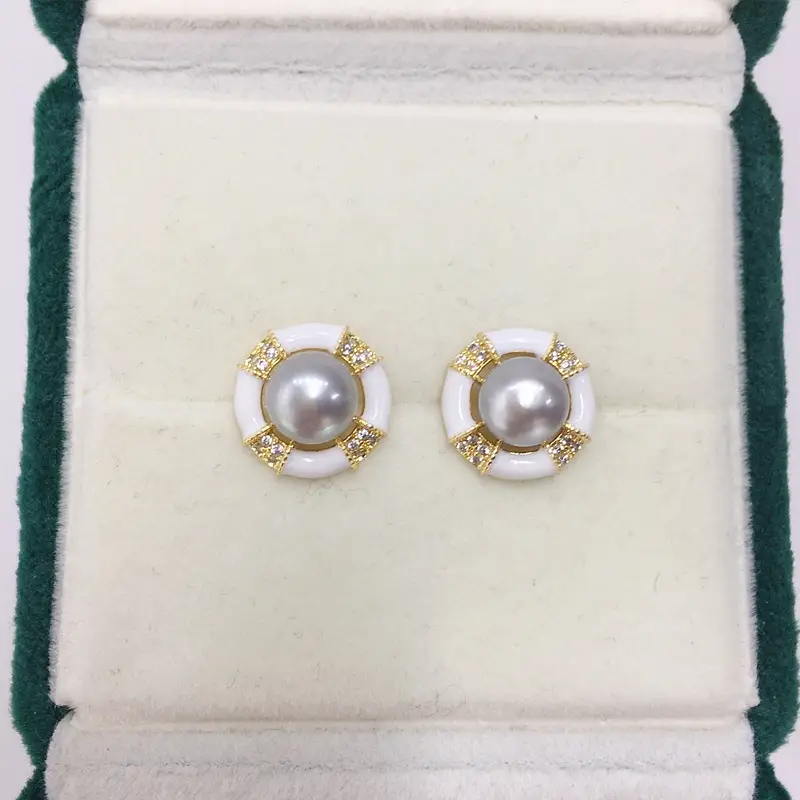 Natural Pearl Earrings for Women 18K Gold Filled — feature 7