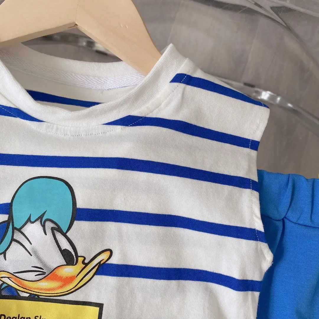 New Cotton Cartoon Shorts Set for Boys Summer - Image 4