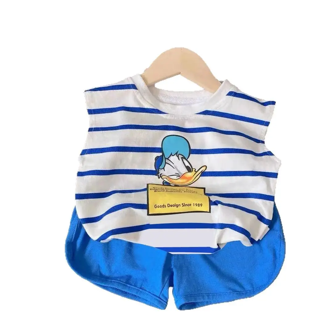 New Cotton Cartoon Shorts Set for Boys Summer - Image 6