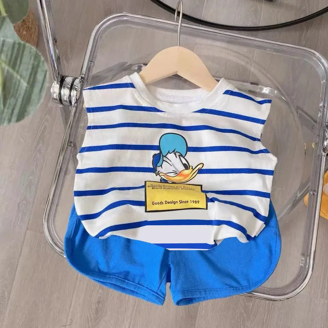 New Cotton Cartoon Shorts Set for Boys Summer — feature 4