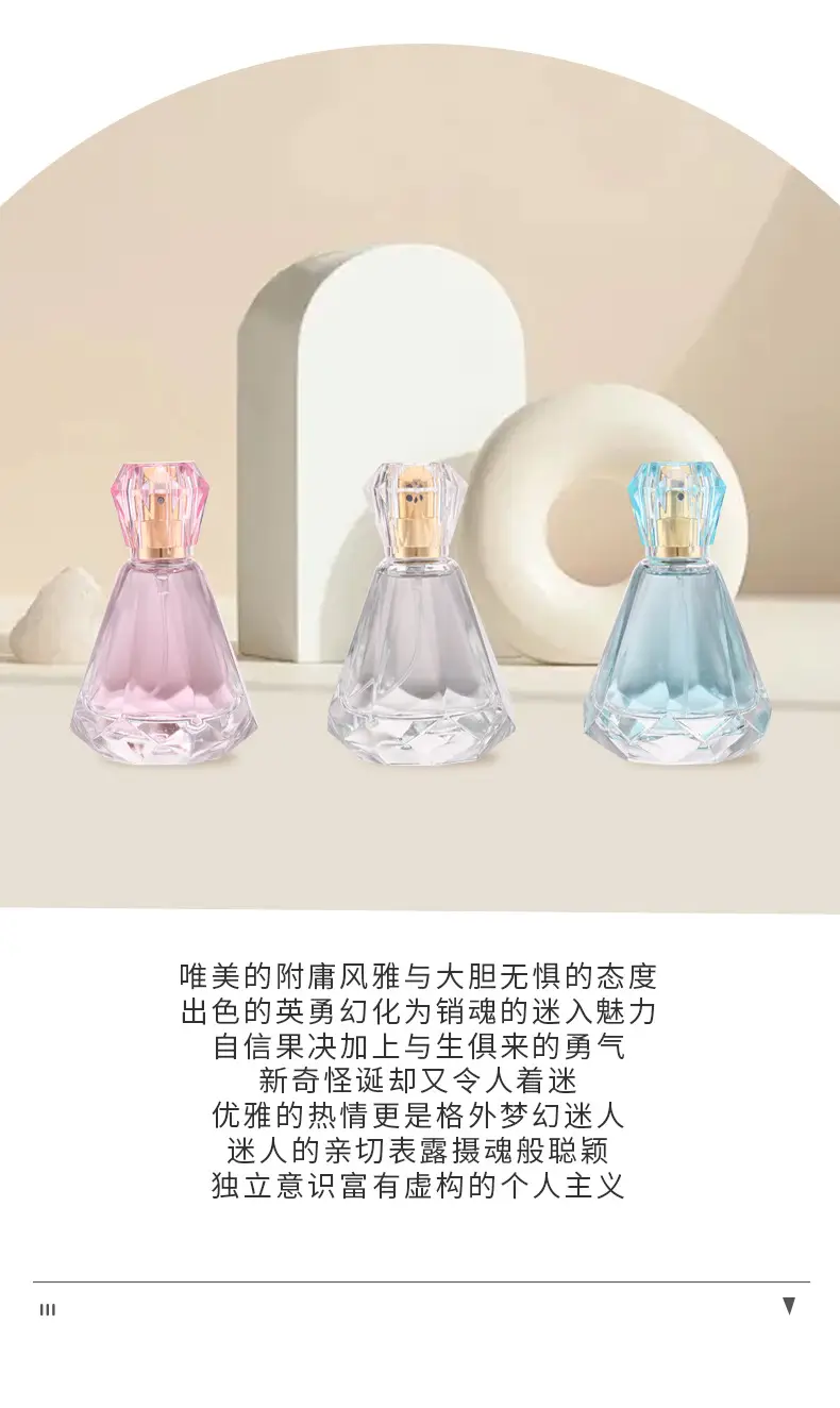 Net Red Explosions Crystal Love Ocean Heart Diamond Perfume Lasting Light Fragrance for Men and Women Vietnam Wholesale Perfume — feature 4