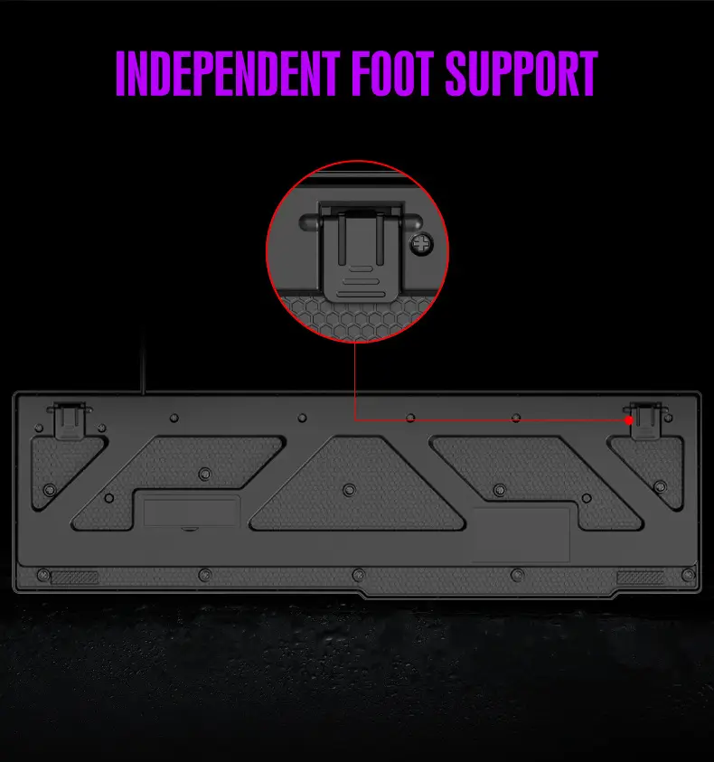 T-Wolf Thunder Wolf T20 Gaming Keyboard Wired Luminous Arabic Spanish Russian Computer Keyboard Cross-Border — feature 12