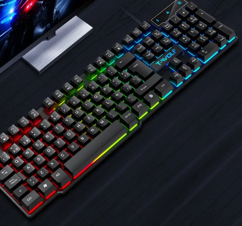 T-Wolf Thunder Wolf T20 Gaming Keyboard Wired Luminous Arabic Spanish Russian Computer Keyboard Cross-Border — feature 18