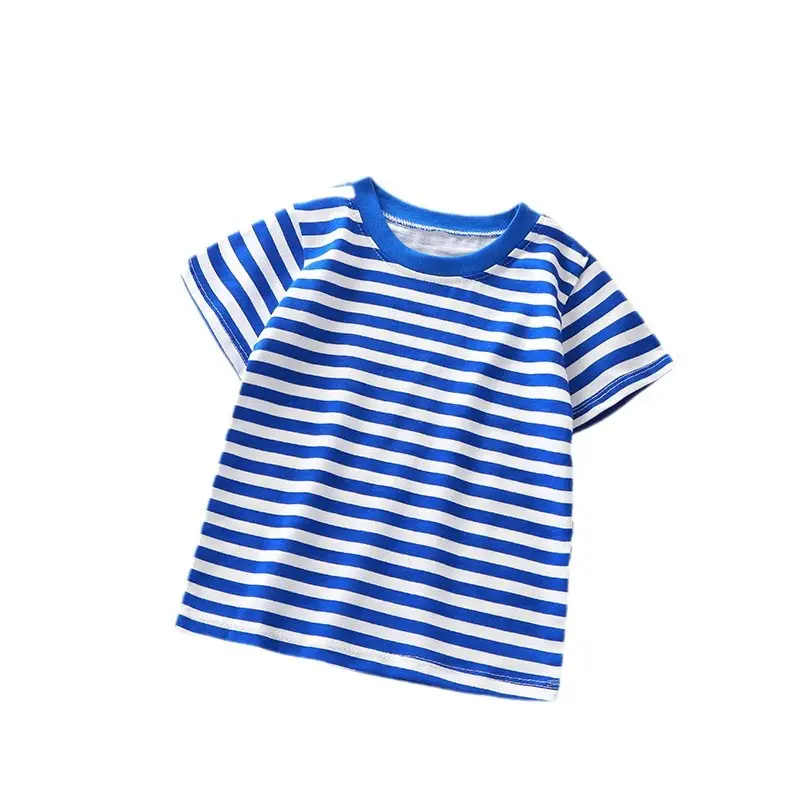 New Kids Cotton Striped T-Shirt Red White - Image 20