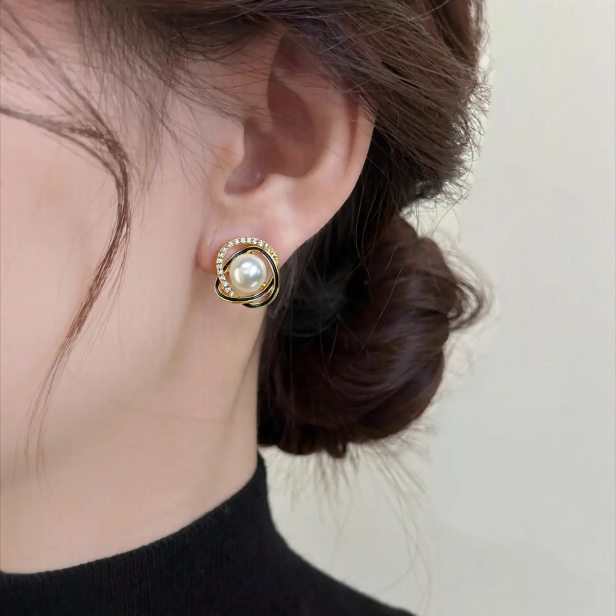 Natural Pearl Earrings for Women 18K Gold Filled - Image 5