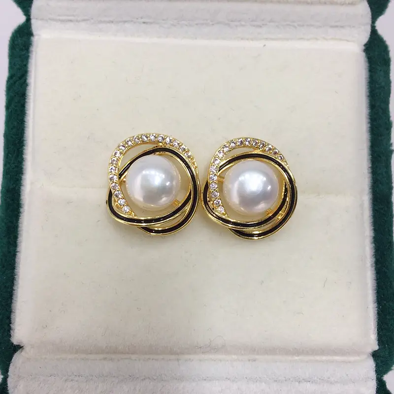 Natural Pearl Earrings for Women 18K Gold Filled — feature 10