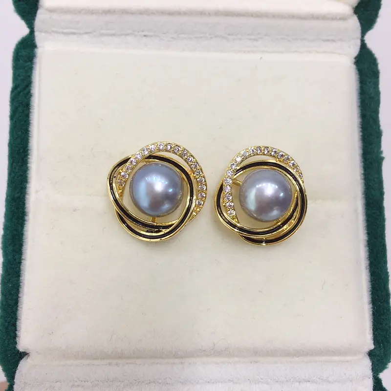 Natural Pearl Earrings for Women 18K Gold Filled — feature 11