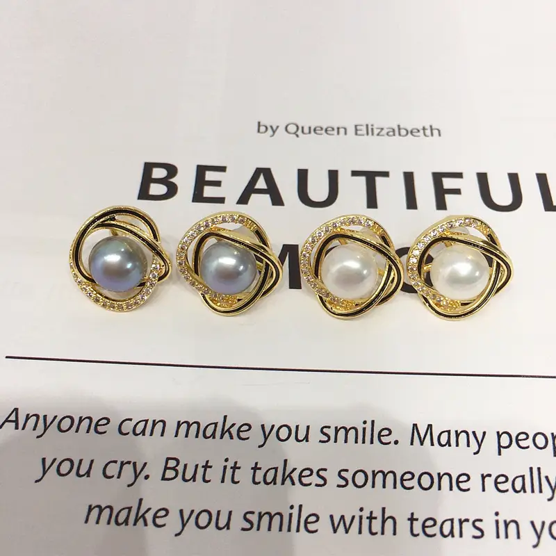 Natural Pearl Earrings for Women 18K Gold Filled — feature 5