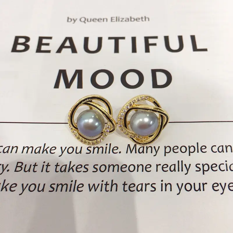 Natural Pearl Earrings for Women 18K Gold Filled — feature 7