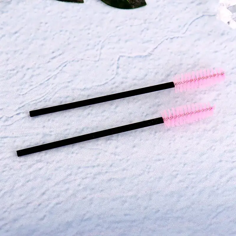 Pink Spiral Eyelash Grooming Brush for Beauty Tools - Image 18
