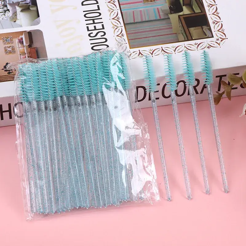 Pink Spiral Eyelash Grooming Brush for Beauty Tools - Image 4