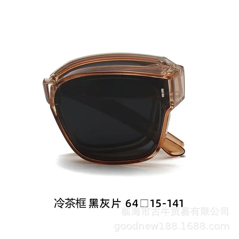 Black UV400 Sunglasses for Women Men Anti-UV Driving Glasses - Image 4