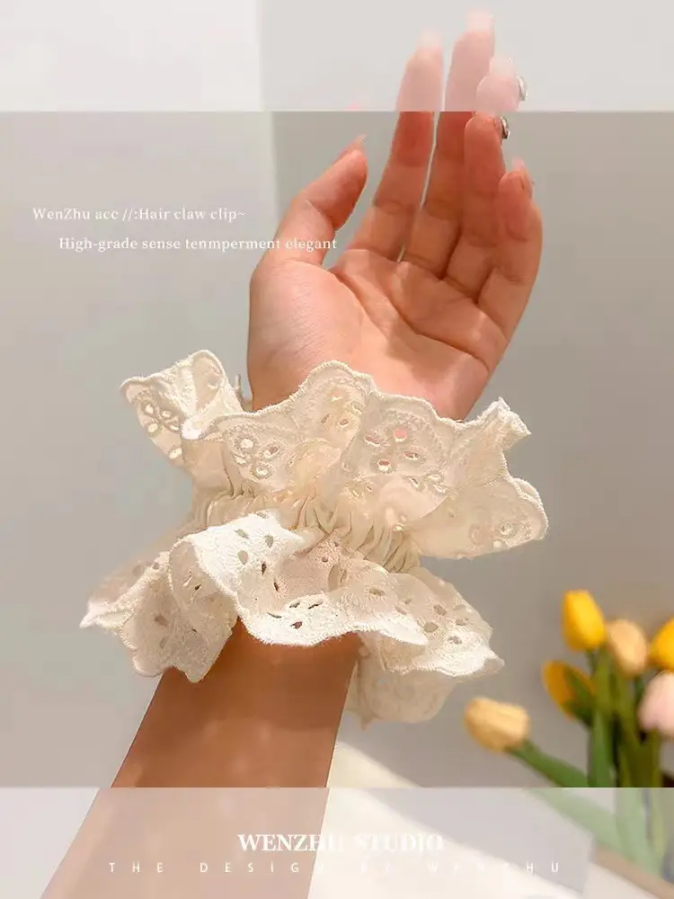 Ballet Style Hair Bands with Bow Riffles — feature 12
