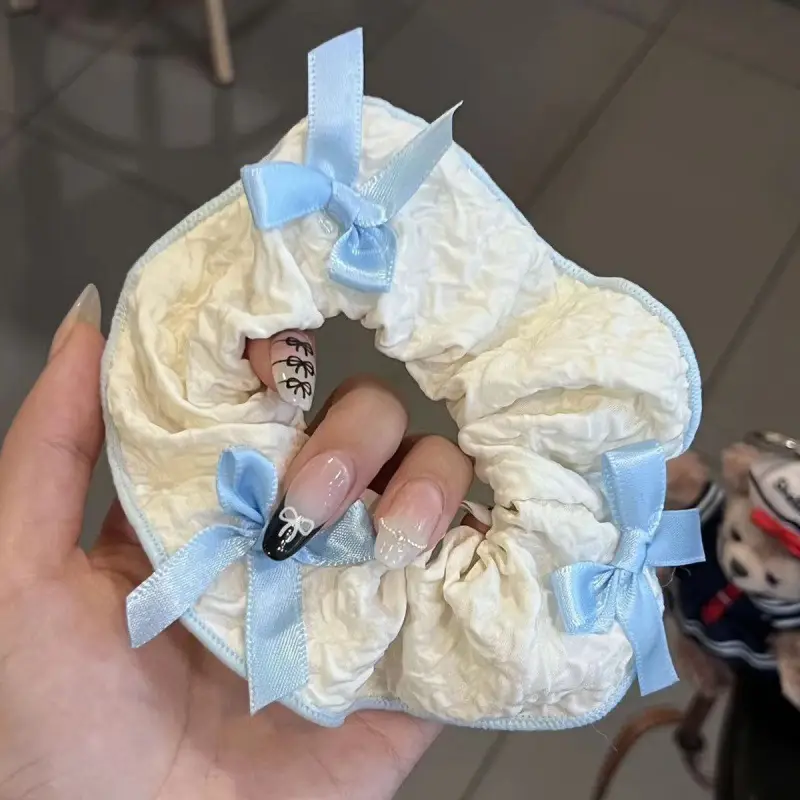 Ballet Style Hair Bands with Bow Riffles