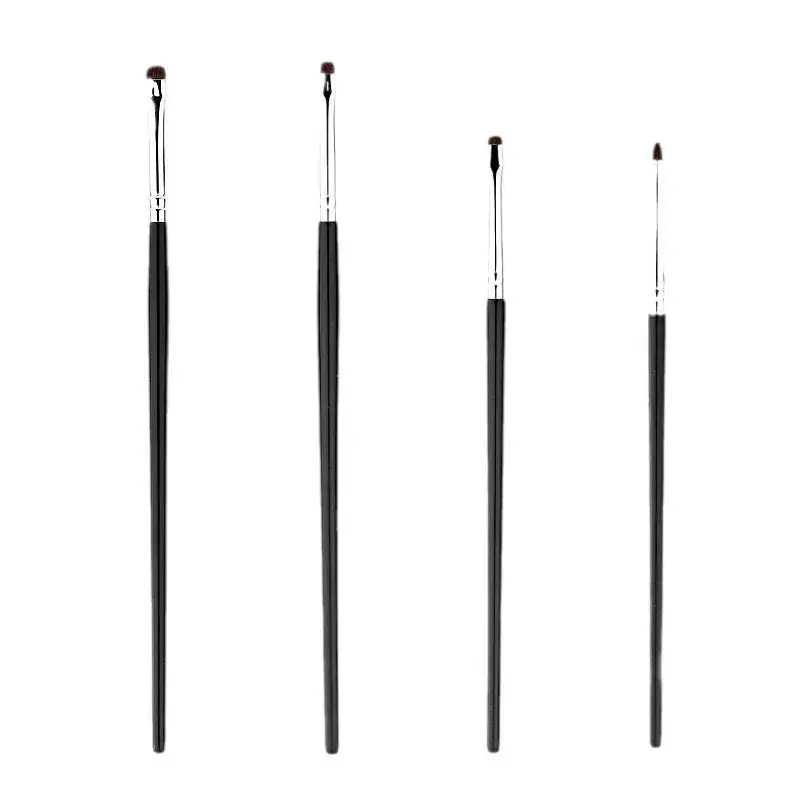 Four-Piece Animal Hair Eye Shadow Brush Set for Makeup - Image 6