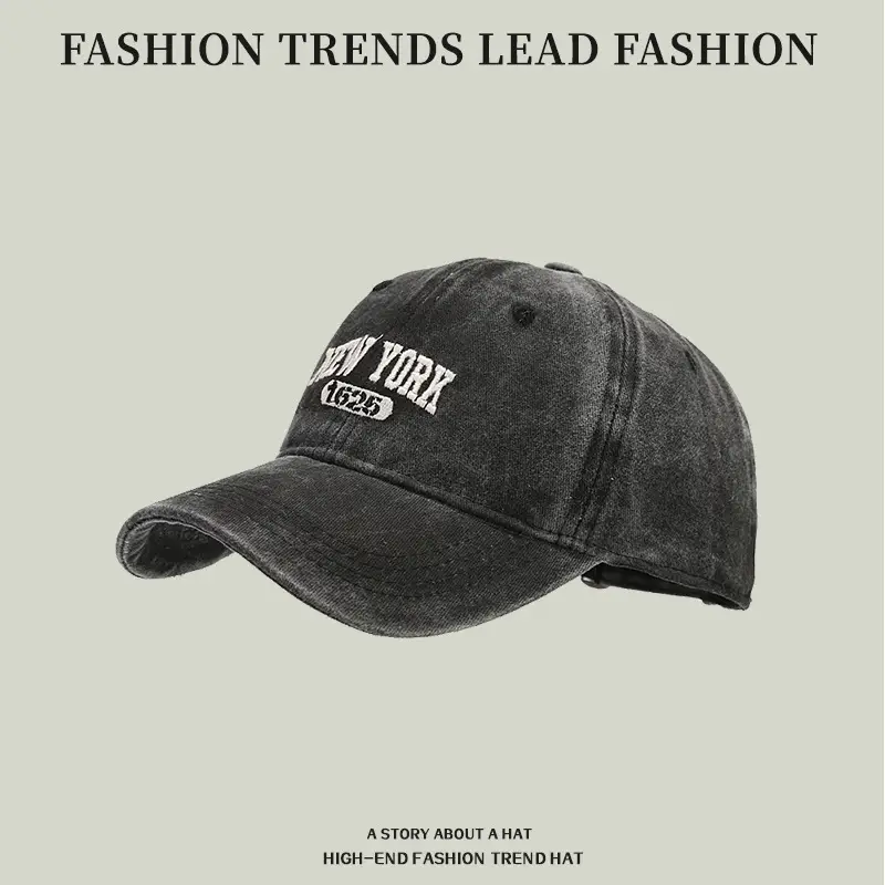 New York 1962 Vintage Washed Knitted Cap Coffee - Image 10