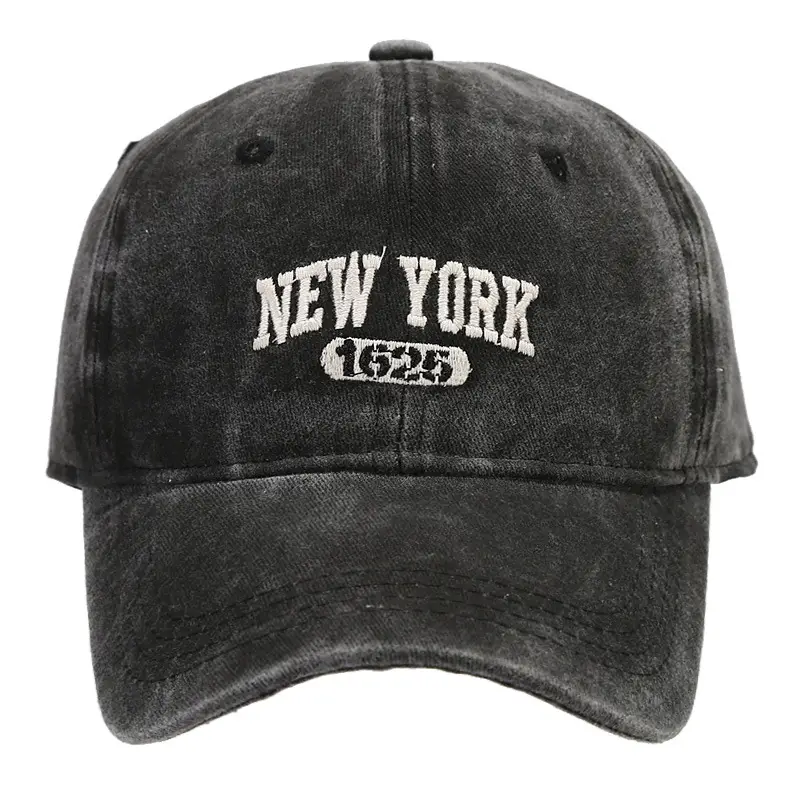 New York 1962 Vintage Washed Knitted Cap Coffee - Image 13